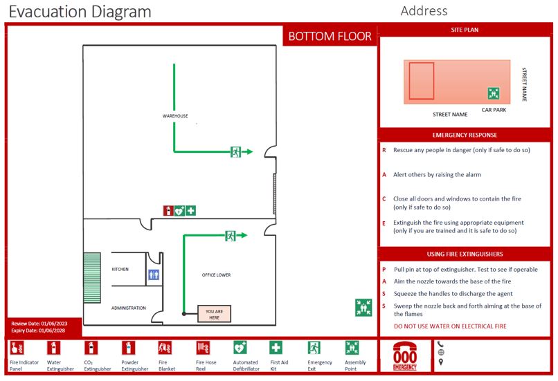 Evacuation Diagram